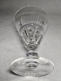 Set Of 8 Signed Waterford Mourne Cut Crystal Wine Goblets 5 1/4 High X 3 5/8