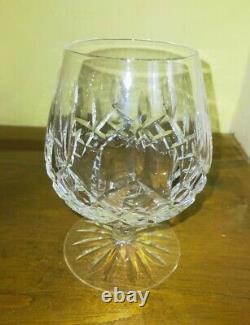 Set Of Waterford Lismore Cut Glass Crystal Brandy Glasses (x6)