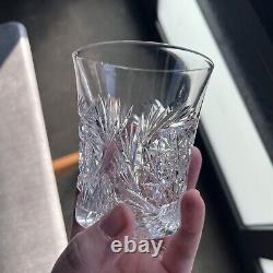 Set of 10 Vintage American Brilliant ABP Cut Crystal Old Fashioned Glasses