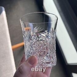 Set of 10 Vintage American Brilliant ABP Cut Crystal Old Fashioned Glasses
