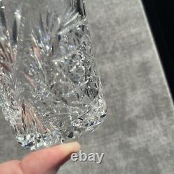 Set of 10 Vintage American Brilliant ABP Cut Crystal Old Fashioned Glasses