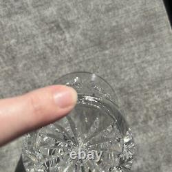 Set of 10 Vintage American Brilliant ABP Cut Crystal Old Fashioned Glasses