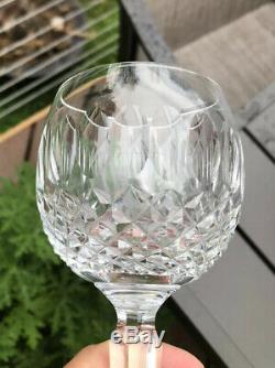 Set of 12 Waterford Crystal COLLEEN SHORT STEM (CUT) WINE HOCK GLASS Excellent