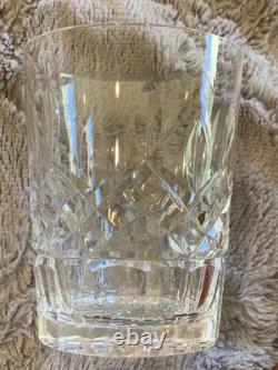 Set of 12 Waterford Lismore double old fashions no chips vintage