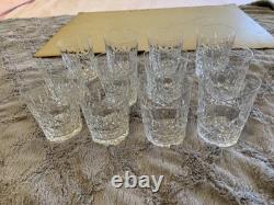 Set of 12 Waterford Lismore double old fashions no chips vintage
