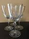Set of 4 Antique Baccarat Epron 1920s French Cut Crystal Water Glasses