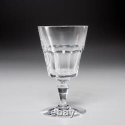 Set of (4) Baccarat France Bretagne Cut Crystal Water Goblet Glasses, 5.75