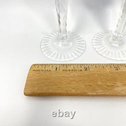 Set of 4 Nachtmann Traube Cut to Clear Cordial Glasses Sherry Wine Hock 4 3/8