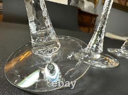 Set of 4 Rare HAWKES CRYSTAL in Talisman Crystal Red Wine /Water Goblet Glasses