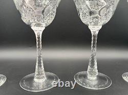 Set of 4 Rare Hawkes Crystal in Talisman Crystal Champagne/Tall Sherbet Glasses