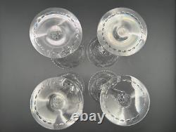 Set of 4 Rare Hawkes Crystal in Talisman Crystal Champagne/Tall Sherbet Glasses