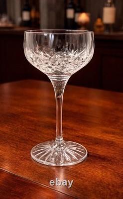 Set of 4 Stuart England Glencoe Cut Crystal Hock Wine Glass vintage