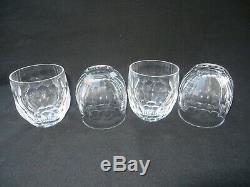 Set of 4 Waterford Crystal CURRAGHMORE Cut Old Fashioned Glass 3.5 Tumblers