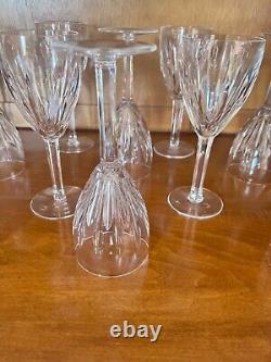 Set of 4 Waterford Cut Crystal Carina Water Goblet Wine Glass 8