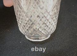 Set of 5 Antique Diamond Cut Crystal Glass chandelier Lamp Shades Fitter 2.25