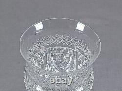 Set of 5 Stourbridge Strawberry Diamonds & Hobstar Pennants Cut Crystal Wines