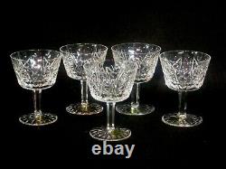 Set of 5 Waterford Crystal Liquor/Cocktail Glasses. Clare. 1953-2017. NOS