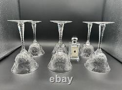 Set of 6 Rare Hawkes Crystal in Talisman Crystal Champagne/Tall Sherbet Glasses