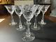 Set of 6 Rare Hawkes In Talisman Crystal Liquor Cocktail Glasses, 6 5/8''H, MINT