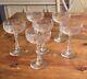 Set of 6 VTG Rock Sharpe Atlantis Cut Crystal Cocktail Glasses 5 3/4