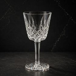 Set of 6 Vintage Waterford Cut Crystal Wine Glass Goblets Clear Stemware 6