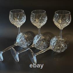 Set of 6 Water Goblets /Glasses 7-5/8, Signed Noritake Rothschild cut crystal