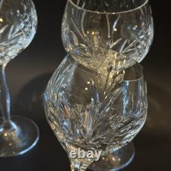 Set of 6 Water Goblets /Glasses 7-5/8, Signed Noritake Rothschild cut crystal