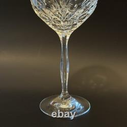 Set of 6 Water Goblets /Glasses 7-5/8, Signed Noritake Rothschild cut crystal