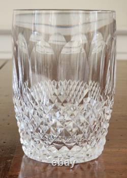 Set of (6) Waterford Crystal Colleen Flat Tumbler Glasses 12oz 4.5 MCM