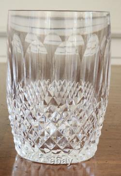 Set of (6) Waterford Crystal Colleen Flat Tumbler Glasses 12oz 4.5 MCM