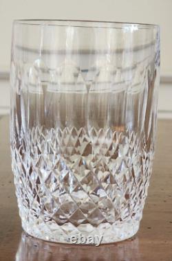 Set of (6) Waterford Crystal Colleen Flat Tumbler Glasses 12oz 4.5 MCM