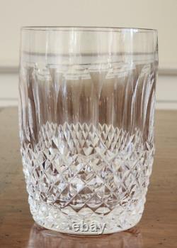 Set of (6) Waterford Crystal Colleen Flat Tumbler Glasses 12oz 4.5 MCM