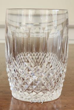 Set of (6) Waterford Crystal Colleen Flat Tumbler Glasses 12oz 4.5 MCM
