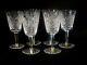 Set of 6 Waterford Crystal White Wine Glasses. Clare. 1953-2017. NOS