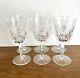 Set of 6 Waterford Cut Crystal Lismore 6 7/8 Inch 9 oz Water Goblet Mint