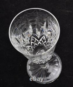Set of 6 Waterford Cut Crystal Lismore 7 1/4 Inch Fluted Champagne Glasses