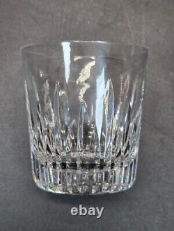 Set of 6 cut crystal rocks old fashioned whiskey glasses 3 1/2 Mikasa