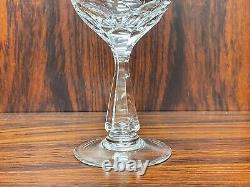 Set of 8 Spode SONATA Pattern 6 1/8 Cut Crystal Wine Glasses