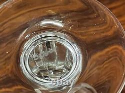 Set of 8 Spode SONATA Pattern 6 1/8 Cut Crystal Wine Glasses