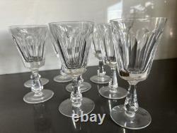 Set of 8 Waterford Cut Crystal Glencree Claret Wine Glass 6