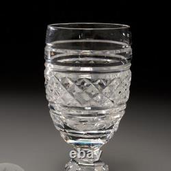 Set of Eight (8) Waterford Castletown Cut Crystal Cordial Glasses, 4.5h