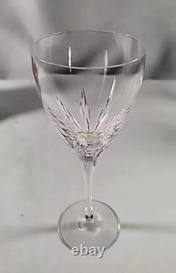 Set of Ten (10) Vintage Gorham White Wine Fine Crystal Cut Glasses BRAND NEW