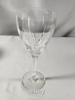 Set of Ten (10) Vintage Gorham White Wine Fine Crystal Cut Glasses BRAND NEW