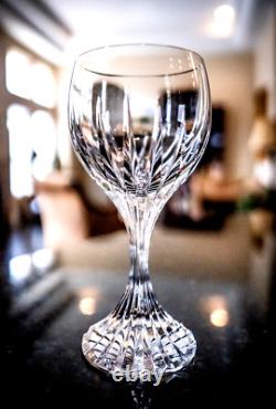 Set(s) of 2 Baccarat Crystal Massena 7 Red Wine Glasses-Unused Condition