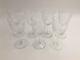 Seven (7) Baccarat PARIS Pattern Cut Glass Crystal 5 3/4 Claret Wine Goblets