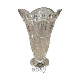 Shannon Crystal Cut Glass Vase Ireland Clear Decorative Hand Crafted