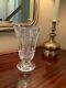 Signed Waterford Crystal 10 Footed Flared Cut Glass Vase