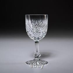 Six (6) Baccarat Colbert Clear Cut Crystal Port Wine Glasses, 5h (b)