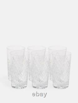 Soho Home Barwell Cut Lead Crystal Highball Glass Set of 6