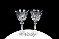 St Louis France Brilliant Cut Crystal Tommy 9 Oz 2 Piece 8 Wine Glasses 1928